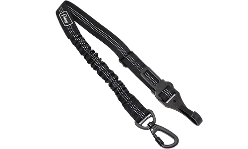 Reflective Safety Seat Belt Dog Leash Reflective black safety seat belt dog leash, 55 - 65 cm length, adjustable strap, with metal clip for worry-free travels.