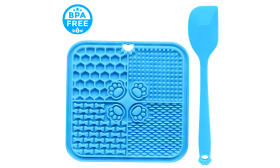 Non-Toxic Dog Lick Mat with Spatula Non-Toxic Dog Lick Mat with Spatula