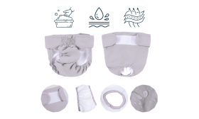 Premium Washable Dog Diaper for Female Dogs Premium Washable Dog Diaper for Female Dogs