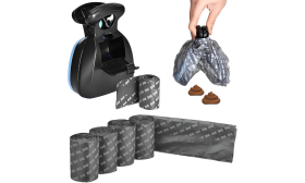 Easy-Clean Portable Dog Pooper Scooper with Clip-On System - Includes Eco-Friendly Bags Easy-Clean Portable Dog Pooper Scooper with Clip-On System - Includes Eco-Friendly Bags