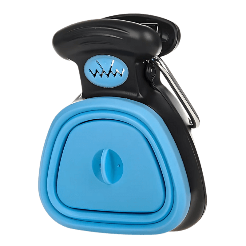 Easy-Clean Portable Dog Pooper Scooper with Clip-On System - Includes Eco-Friendly Bags