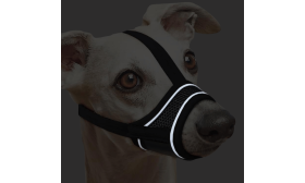 Adjustable Reflective Dog Muzzle - Breathable & Comfortable Adjustable Reflective Dog Muzzle - Breathable & Comfortable