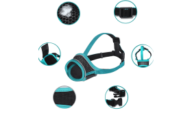 Adjustable Reflective Dog Muzzle - Breathable & Comfortable