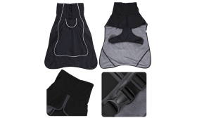 Reflective Waterproof Dog Coat with Warm Fleece Lining