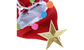 Dog Christmas Costume Cape – Festive Cloak Outfit for Pets