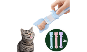 3-Pack Cat Squeeze Spoons – For Creamy Treats & Wet Food